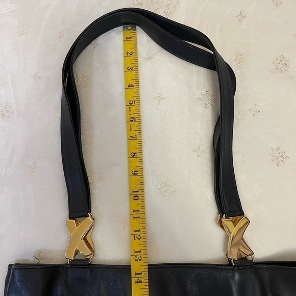 PALOMA PICASSO black soft leather shoulder bag - Picture 16 of 17